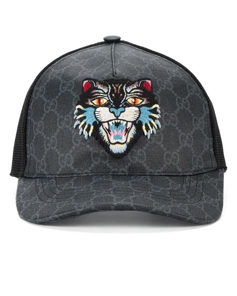 gucci angry cat cap